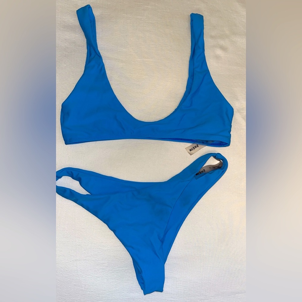 SHEIN Blue Bikini Set
